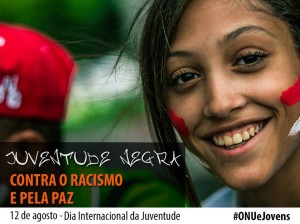 Jovens grafiteiros do DF fazem painel na Casa da ONU para celebrar o Dia Internacional da Juventude/