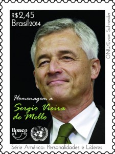 Selo em homenagem a Sergio Viera de Mello é lançado, em 19/8, no Dia Mundial da Ação Humanitária/