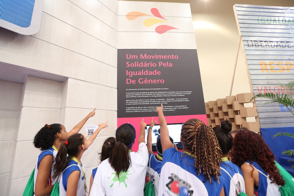 COB e ONU Mulheres levam mensagem de igualdade de gênero para Jogos Escolares da Juventude/