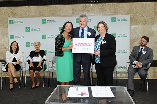 Governo de Brasília adere ao movimento ElesPorElas Governo de Brasília adere ao movimento ElesPorElas/