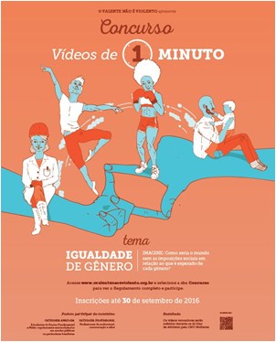 ONU Brasil lança Concurso de Vídeos de 1 Minuto “O Valente Não É Violento”, em defesa da igualdade de gênero, com inscrições até 30/9/