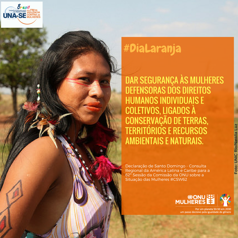 No #DiaLaranja, ONU Mulheres destaca Declaração de Santo Domingo em favor dos direitos de mulheres e meninas rurais latino americanas e caribenhas No #DiaLaranja, ONU Mulheres destaca Declaração de Santo Domingo em favor dos direitos de mulheres e meninas rurais latino americanas e caribenhas/planeta 50 50 ods noticias igualdade de genero direitosdasmulheres dia laranja
