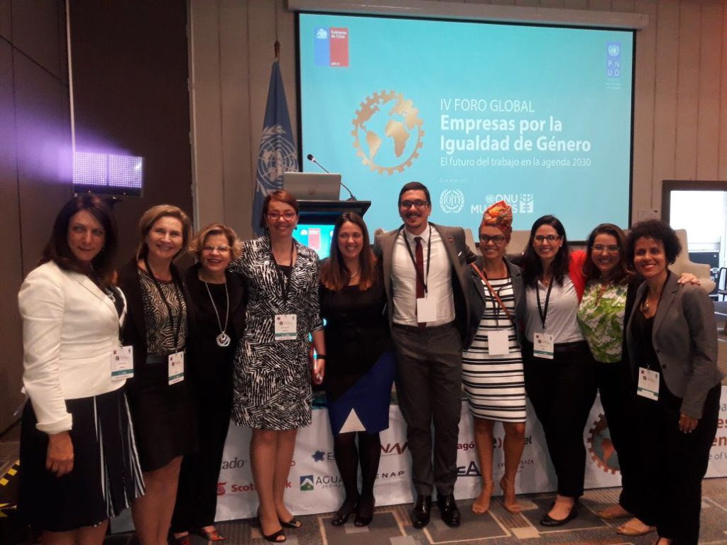 Empresas brasileiras afirmam compromisso com a igualdade de gênero em encontro global sobre empoderamento econômico no Chile/principios de empoderamento das mulheres planeta 50 50 onu mulheres ods noticias igualdade de genero direitosdasmulheres 