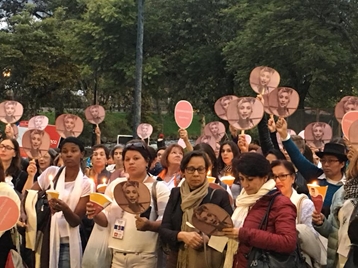 Vereadora Marielle Franco recebe homenagem de autoridades ibero americanas em ato no Equador contra a violência de gênero e o feminicídio Vereadora Marielle Franco recebe homenagem de autoridades ibero americanas em ato no Equador contra a violência de gênero e o feminicídio/violencia contra as mulheres planeta 50 50 noticias marielle franco igualdade de genero