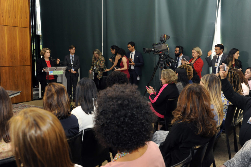 ONU Mulheres e Bancada Feminina da Câmara Federal discutem cooperação/participacao politica ods noticias nadine gasman direitosdasmulheres cidade 50 50 brasil 50 50 
