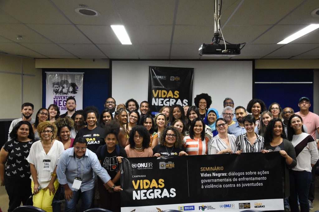 Gestores e gestoras públicas, ONU e sociedade civil discutem em Recife violência contra juventude negra Gestores e gestoras públicas, ONU e sociedade civil discutem em Recife violência contra juventude negra/vidas negras