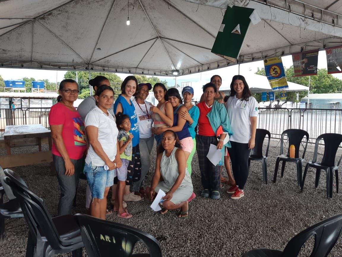 ONU Mulheres inaugura rodas de conversa para venezuelanas abrigadas em Roraima ONU Mulheres inaugura rodas de conversa para venezuelanas abrigadas em Roraima/principios de empoderamento das mulheres planeta 50 50 noticias mulheres refugiadas empoderamento economico direitos humanos direitosdasmulheres cidade 50 50 brasil5050 brasil 50 50 acao humanitaria