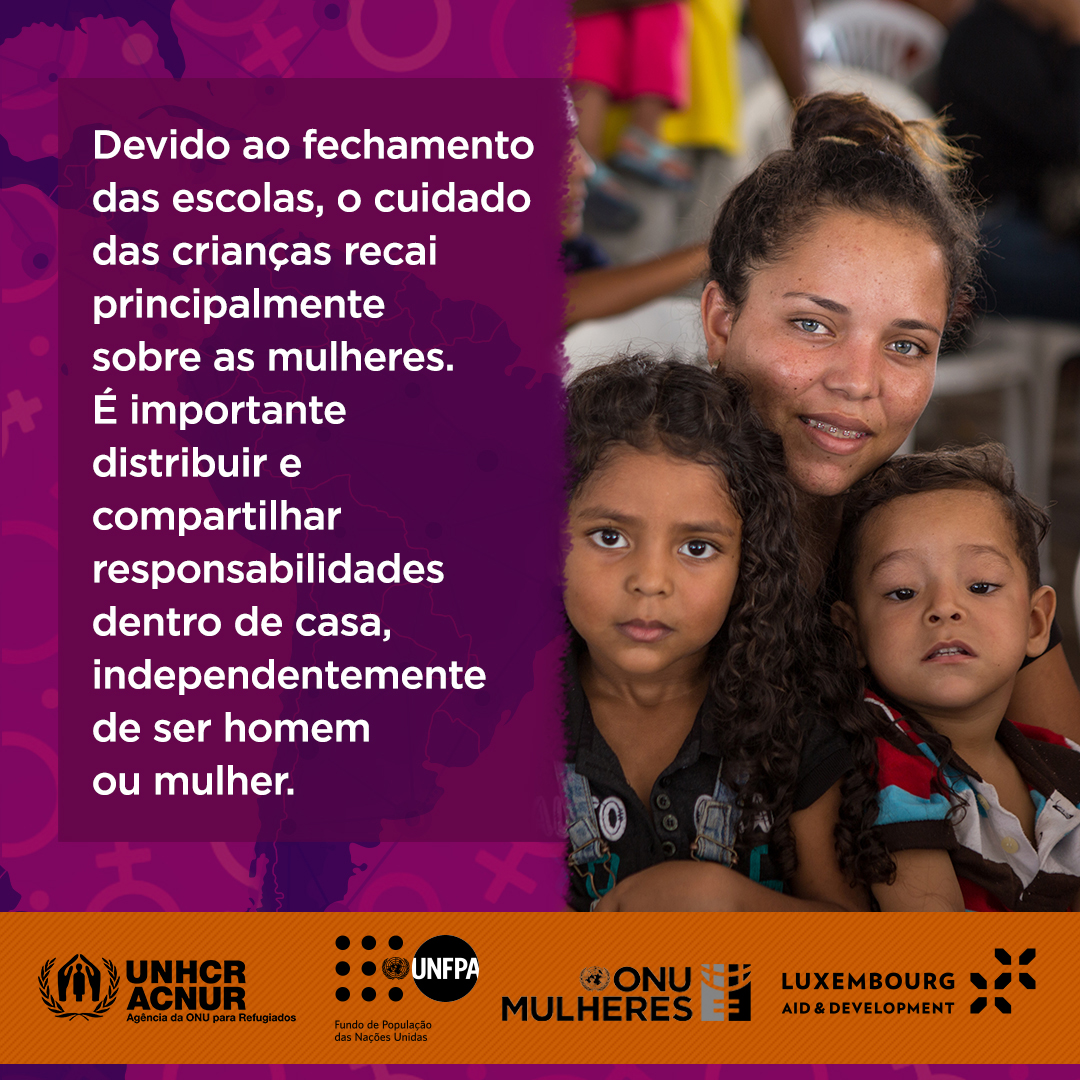 Mulheres refugiadas e migrantes de Roraima são foco de campanha da ONU Mulheres e do UNFPA na pandemia Covid 19, com apoio do Governo de Luxemburgo/noticias mulheres refugiadas mulheres migrantes direitos humanos covid19 