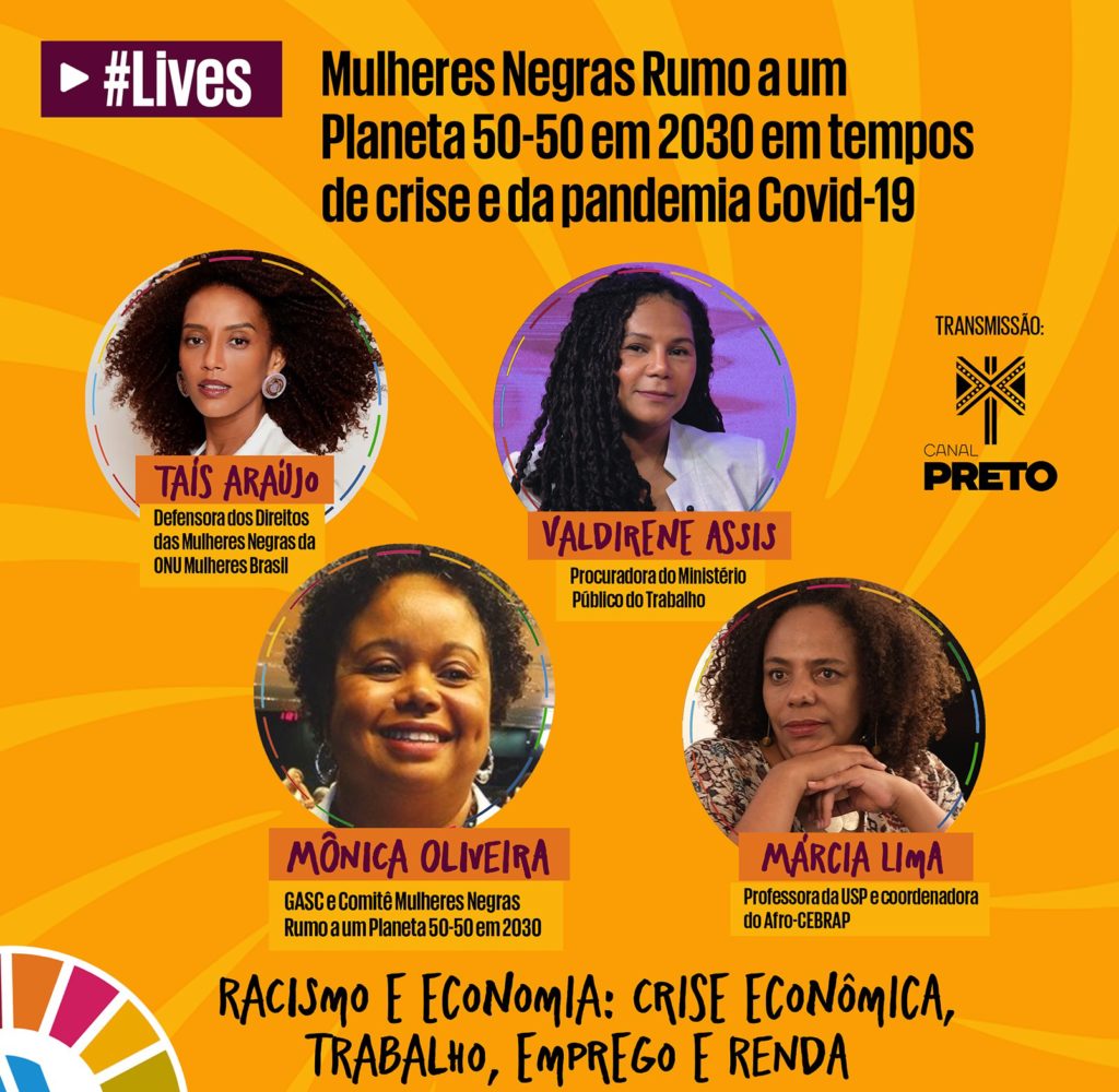 “O que a COVID 19 encontra no Brasil? Uma enorme desigualdade racial”, dizem especialistas/tais araujo planeta 50 50 onu mulheres ods noticias mulheres negras covid19 