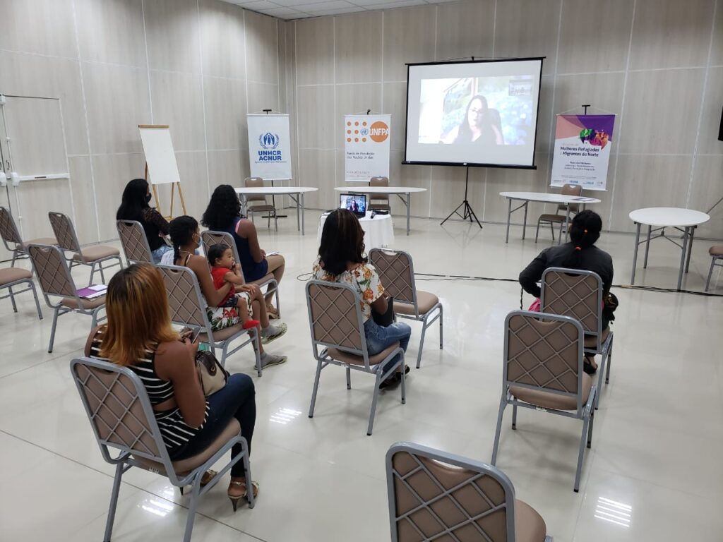 Com apoio da ONU Mulheres, refugiadas e migrantes apresentam demandas de políticas públicas mais inclusivas na região Norte do Brasil Com apoio da ONU Mulheres, refugiadas e migrantes apresentam demandas de políticas públicas mais inclusivas na região Norte do Brasil/onu mulheres mulheres refugiadas mulheres migrantes