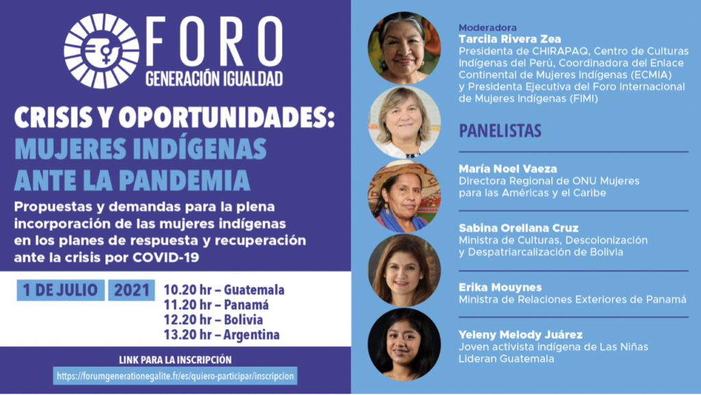 Deputada Joênia Wapichana leva a voz do Brasil sobre mulheres indígenas e Covid 19 ao Fórum Geração Igualdade Paris/mulheres indigenas maria noel vaeza igualdade de genero geracao igualdade direitos humanos direitosdasmulheres covid19 