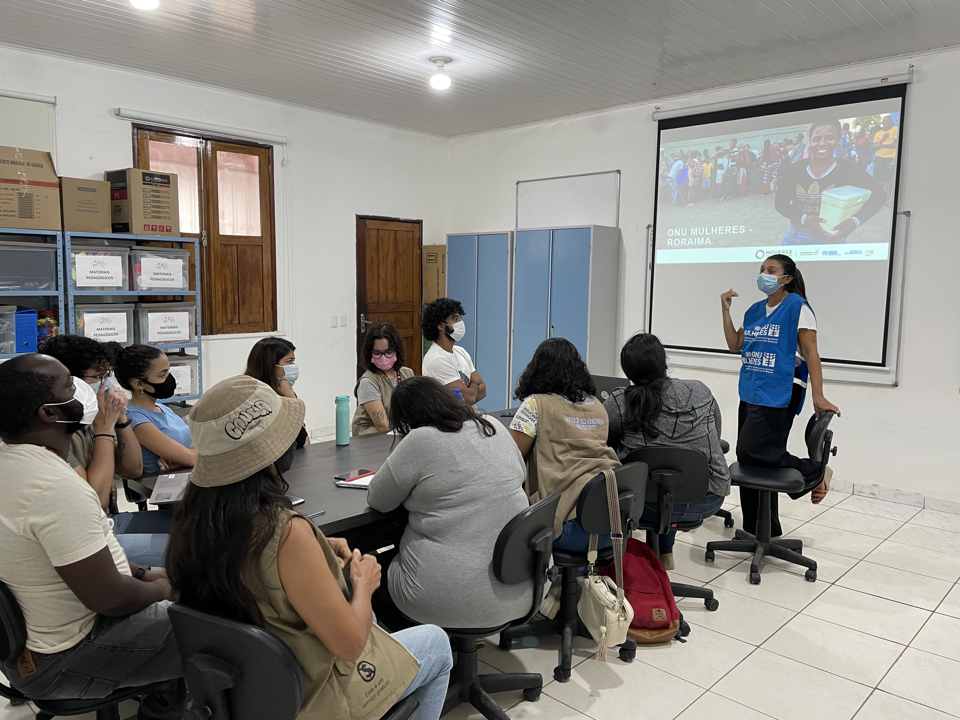 Em Boa Vista, equipe humanitária do Serviço Jesuítas para