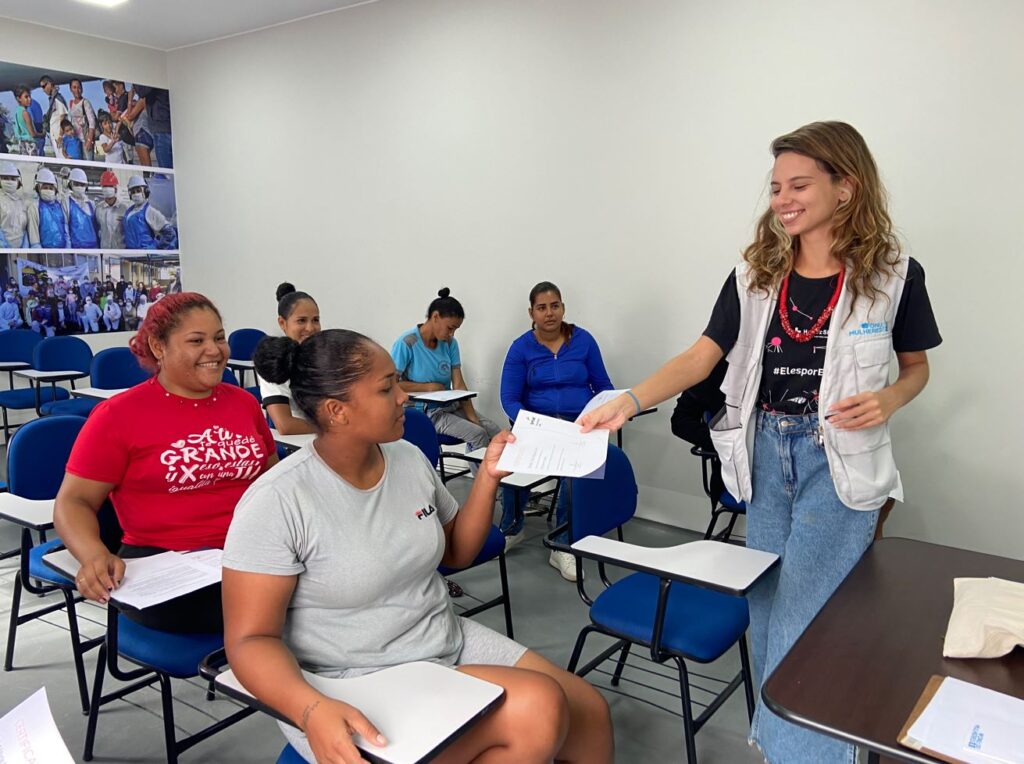 Com apoio da ONU Mulheres, venezuelanas são capacitadas para o mercado formal de trabalho/noticias mulheres refugiadas mulheres migrantes mulheres indigenas moverse empoderamento economico 