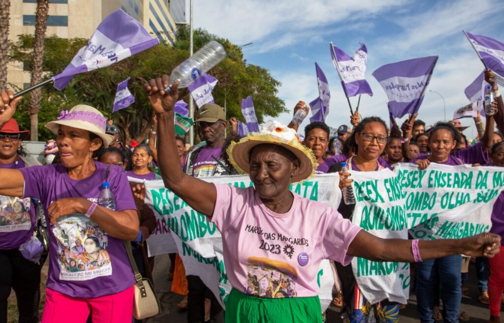 Em Brasília, 7ª Marcha das Margaridas ressalta desigualdades e reivindica direitos humanos na forma de Bem Viver Em Brasília, 7ª Marcha das Margaridas ressalta desigualdades e reivindica direitos humanos na forma de Bem Viver/racismo noticias mulheres rurais mulheres quilombolas mulheres negras mulheres indigenas igualdade de genero governanca e participacao politica empoderamento economico direitos humanos direitosdasmulheres defensoras de direitos humanos