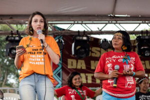 ONU Mulheres participa de mais uma Kuñangue Aty Guasu, a Grande Assembleia das Mulheres indígenas Guarani e Kaiowá ONU Mulheres participa de mais uma Kuñangue Aty Guasu, a Grande Assembleia das Mulheres indígenas Guarani e Kaiowá/16 dias de ativismo
