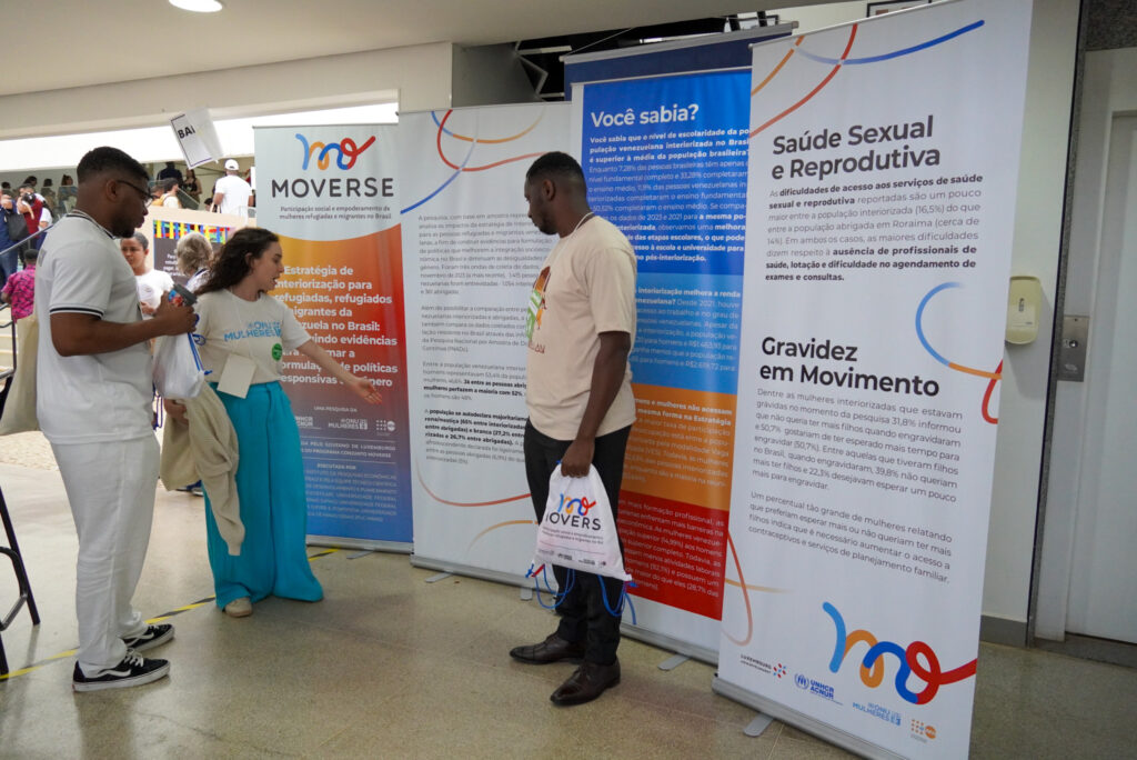 Moverse fortalece o olhar sobre gênero na migração durante a II Comigrar Moverse fortalece o olhar sobre gênero na migração durante a II Comigrar/mulheres refugiadas mulheres migrantes moverse