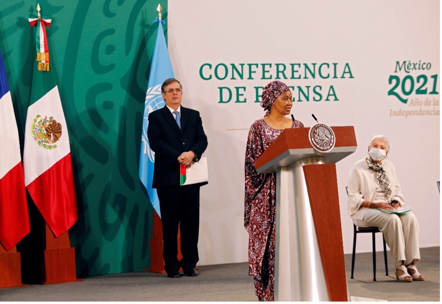 UN Women Executive Director, Phumzile Mlambo-Ngcuka, the opening of the Generation Equality Forum in Mexico City. Photo:Paola García / UN Women – Generation Equality Forum